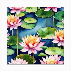 Lotus Flower 65 Canvas Print