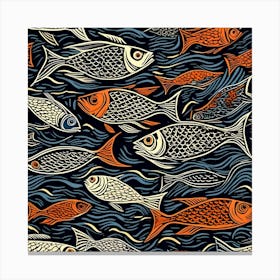 Fishes In The Sea 1 Canvas Print