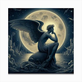 Angel Of The Moon 5 Canvas Print