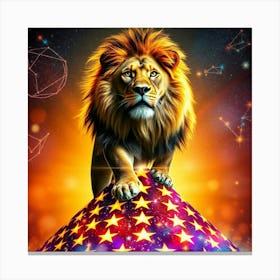 Zodiac Lion 20 Canvas Print