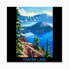 Crater Lake Leinwandbild