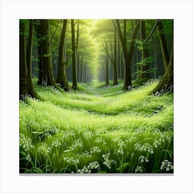 Lily Of The Valley 8 Canvas Print