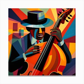 Jazz Musician 65 Canvas Print