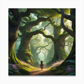 Realm Of Trees Canvas Print