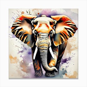 Baby Elephant 2 Canvas Print