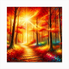 Forest Path 3 Canvas Print