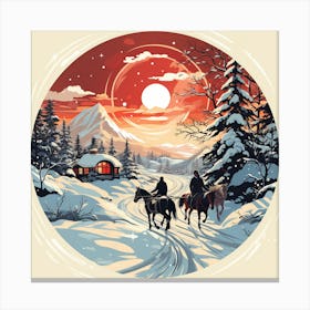 Sleigh Ride Canvas Print