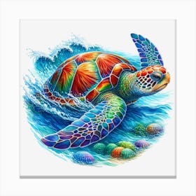 Sea Turtle 1 Canvas Print