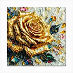 Golden Rose 2 Canvas Print