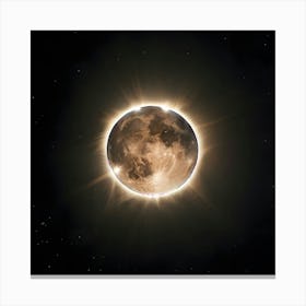 Solar Eclipse Canvas Print