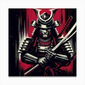 A traditional samurai warrior 2 Canvas Print