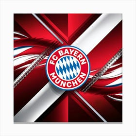 FC Bayern München Logo Wall Art 15 Canvas Print