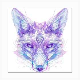 Fox Head 7 Canvas Print