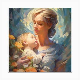 Mother And Child Canvas Print