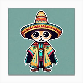 Mexican Cat 1 Canvas Print