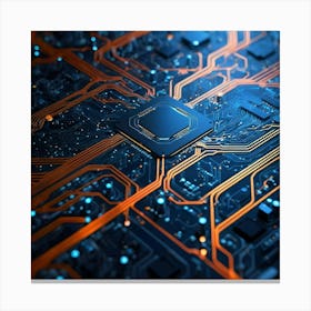 Circuit Board 1 Canvas Print