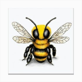 Cute bee Canvas Print