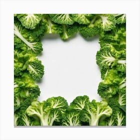 Frame Of Broccoli 9 Canvas Print