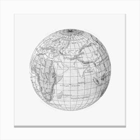 World Atlas From The Practical Teaching Of Geography 3 Canvas Print