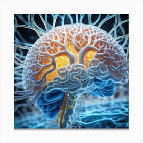 Brain And Nervous System 3 Canvas Print