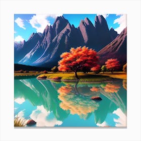 Mountain Landscape 18 Canvas Print