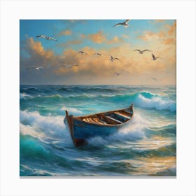 BB Borsa  Boat NAWRAS Canvas Print