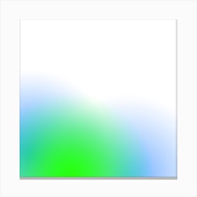 Abstract Green And Blue Background 1 Canvas Print