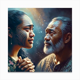 Artiphoria A Maori Female Break (1) Canvas Print