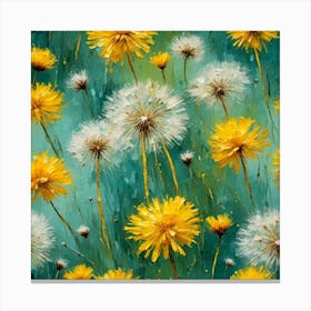 Dandelions Canvas Print