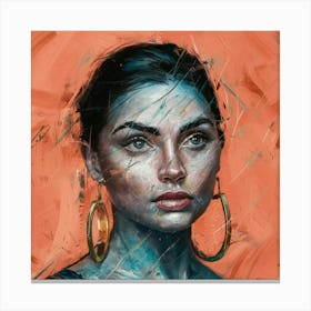 Portrait Of A Woman Canvas Print