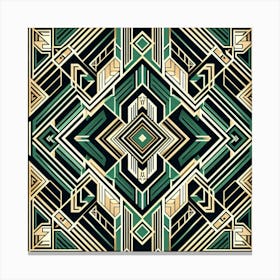 Deco inspired art 1 Canvas Print