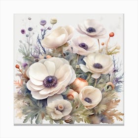 Anemones 6 Canvas Print