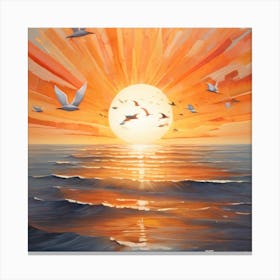 sunset Canvas Print