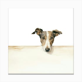 Dog Portrait Canvas Print