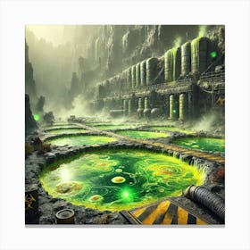 Toxic Pools Canvas Print