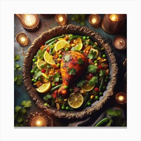 Indian Food 1 Canvas Print