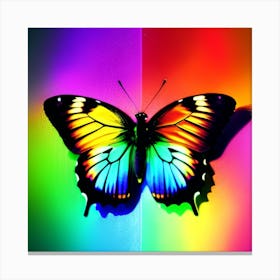 Rainbow Butterfly 12 Canvas Print
