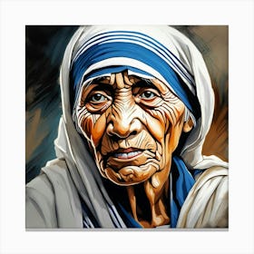 Special 8 M Mother Teresa of Calcutta Canvas Print