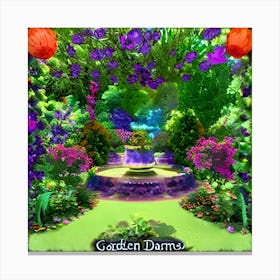 Garden Dame Canvas Print