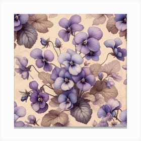 Violets 9 Canvas Print