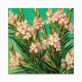 Oleanders, Vincent Van Gogh Art Print Art Print 2 Canvas Print