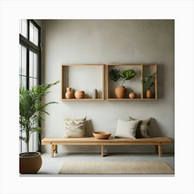 Modern Living Room 69 Canvas Print