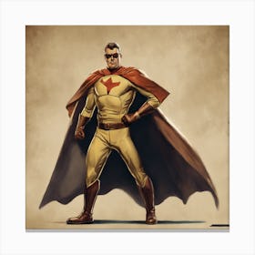 Enter the Geekdom: Golden Age Super Guy Canvas Print