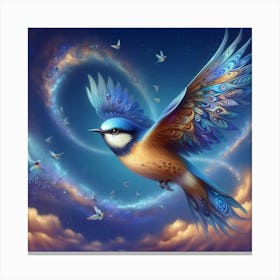 Bird In The Sky 1 Canvas Print