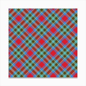 Plaid Fabric 10 Canvas Print