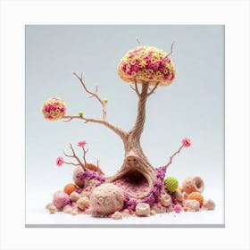 Fantastical Mushrooms Canvas Print