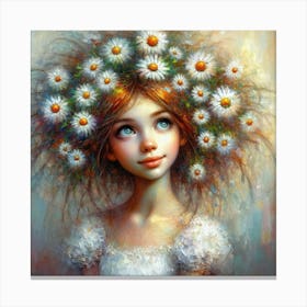 Daisy Girl 3 Canvas Print