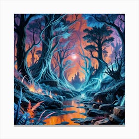 Fantasy Forest Canvas Print