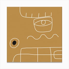 Eye Of The Tiger Painting Canvas Print