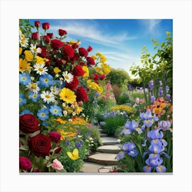 Garden Path Canvas Print